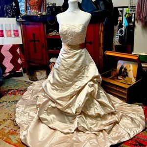 Vintage Oleg Cassini Wedding Gown Dress